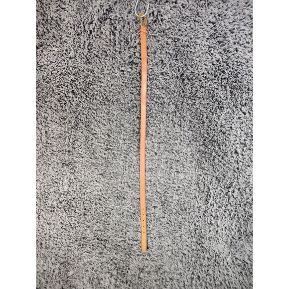 BELT Snake Skin Scaled Reptile Peach Pink Gold Buckle Quiet Luxury Western Rodeo - Picture 4 of 13